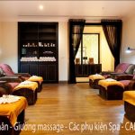 ghế massage chân cố định