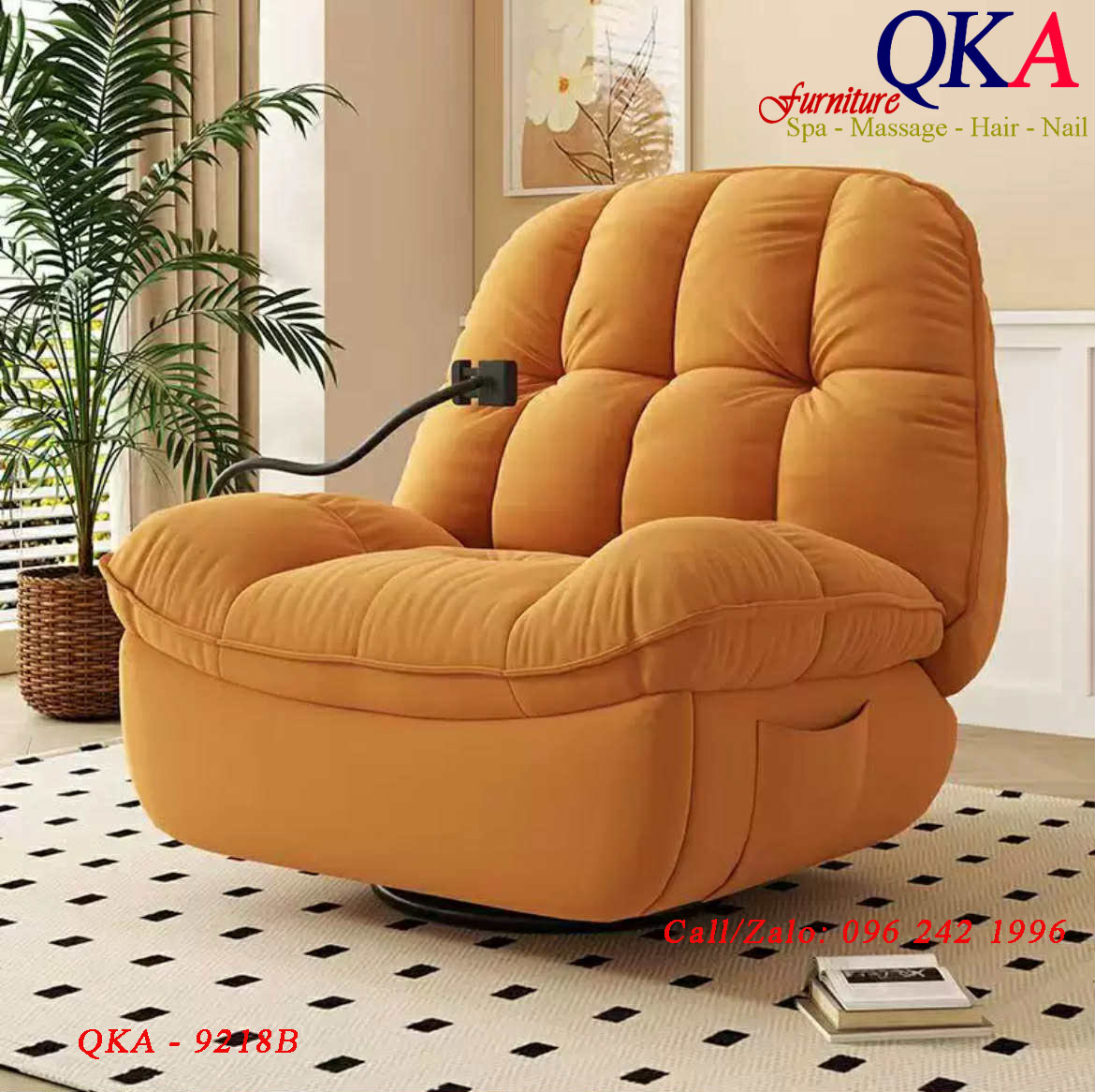Ghế sofa đơn cao cấp - QKA 9218B